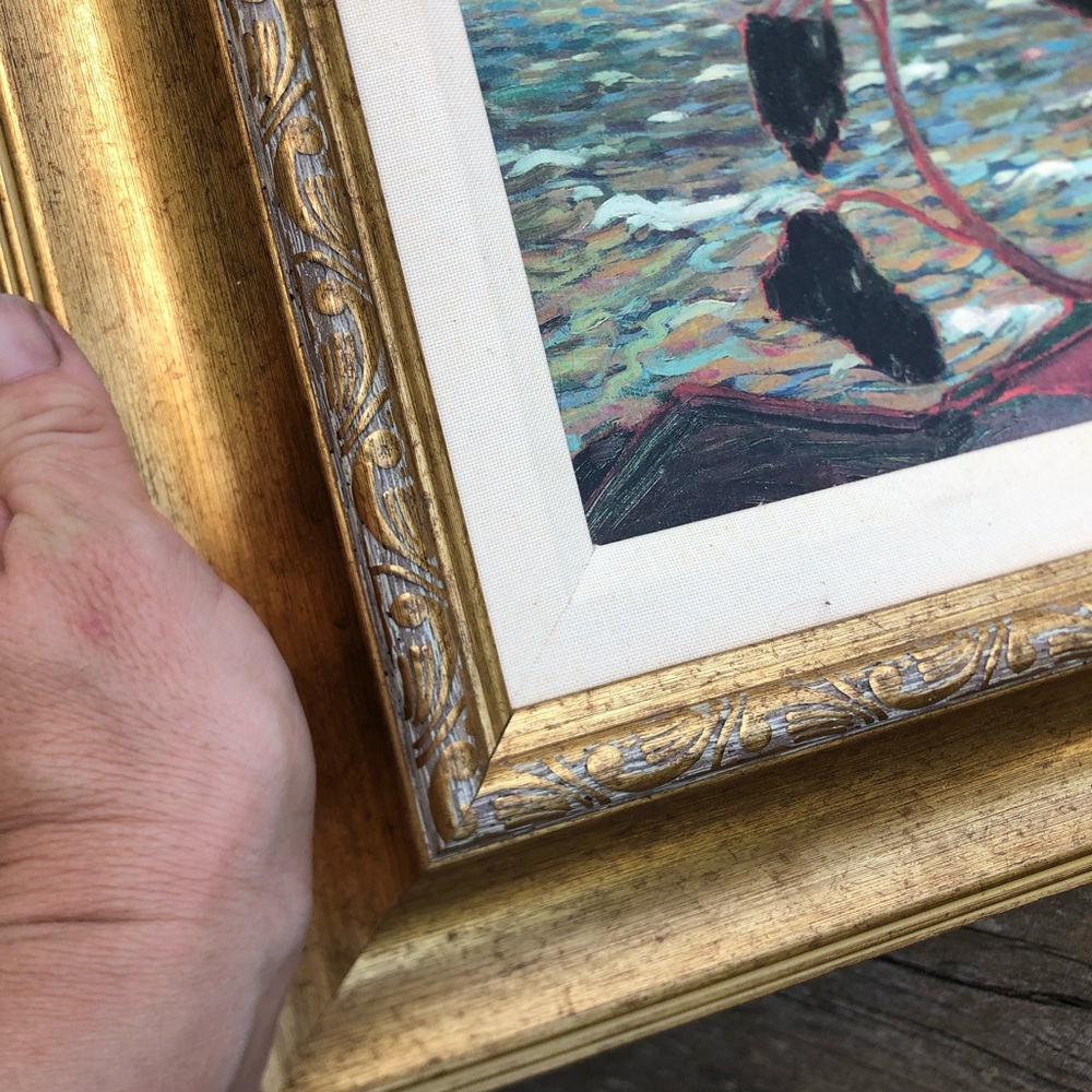 Framed Tom Thompson Group of Seven Artwork - Picture 4 of 8
